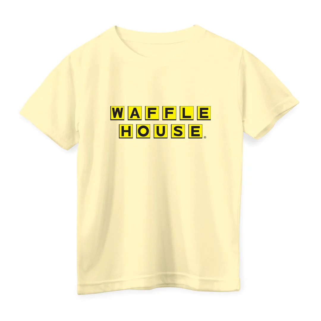 Waffle House Youth: Logo Blended Tee - Image 4